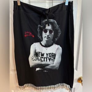SACHI New York John Lennon skirt with beading details Size L